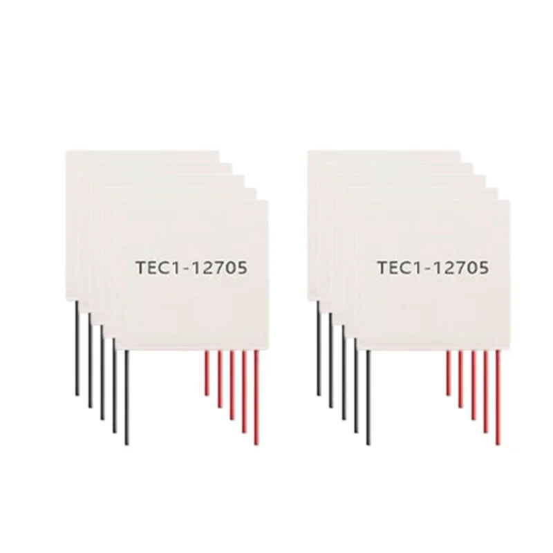 

Reliable10pcs Elements Peltier Thermoelectric Peltier Module TEC1-12706 12705 TEC 12V 5A