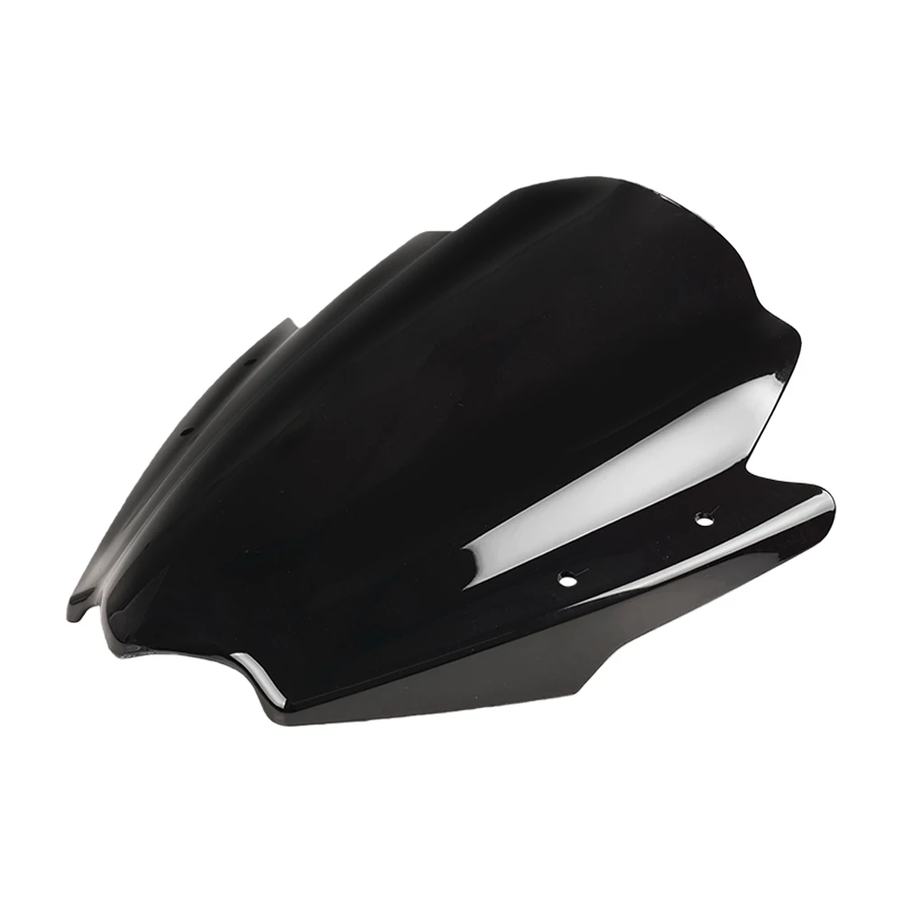 Universal Motorcycle Windshield Fit For 22 - 25mm Handlebar Street Bikes Bracket Heightened Modified Thickened Front WindScreen