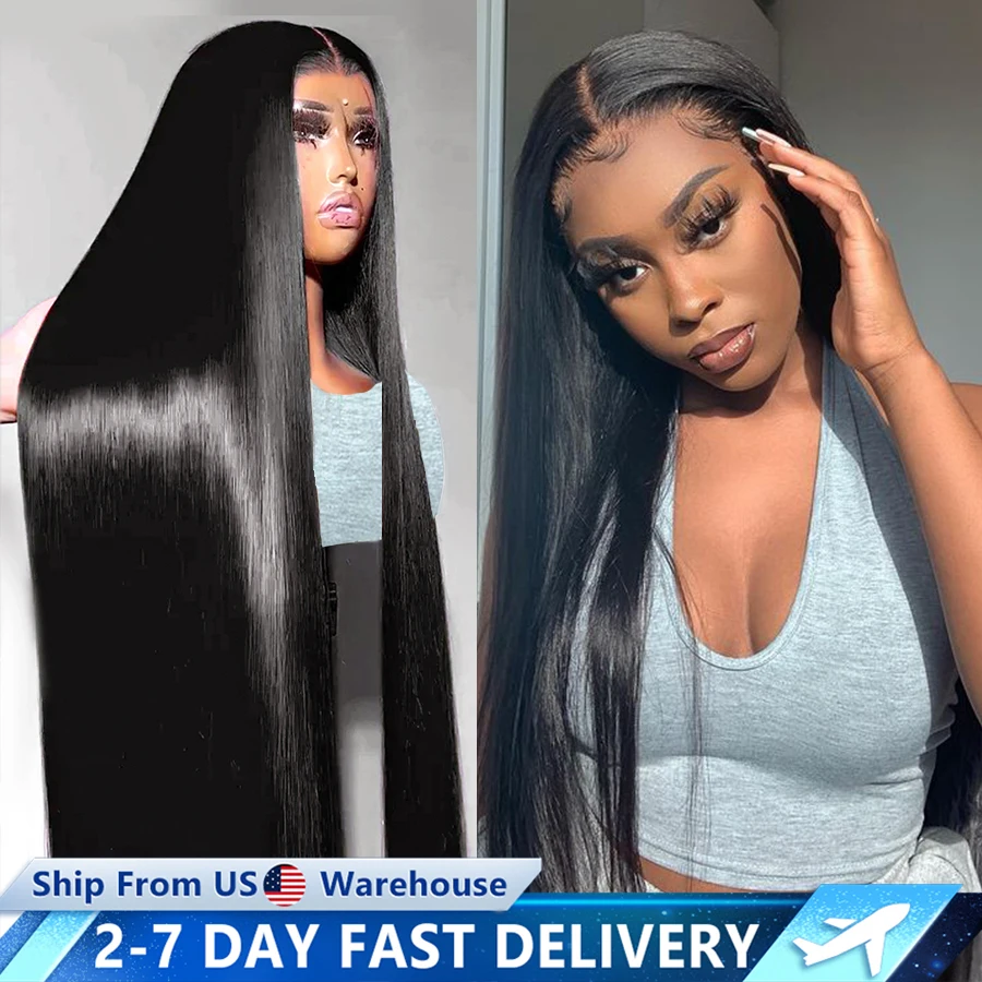 Glueless Wig Human Hair Ready To Wear 6x4 5x5 Straight Lace Closure Wig No Glue 13x4 13x6 Lace Front Human Hair Wig For Women