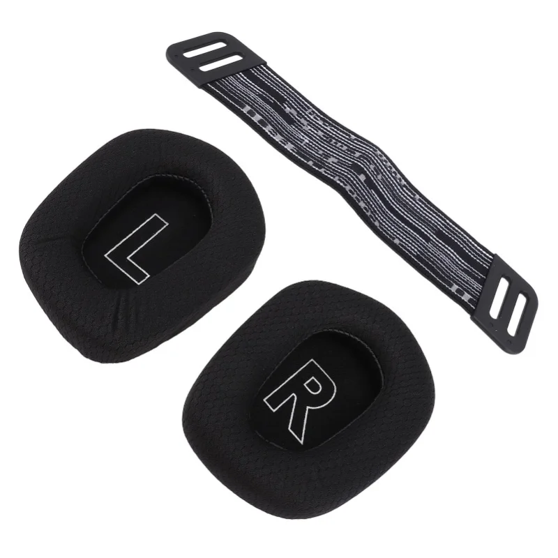 Амбушюры для гарнитуры, дышащая сетка, амбушюры из пены с эффектом памяти высокой плотности и ремнями для оголовья для G733 Wireless G335 Wired Gaming