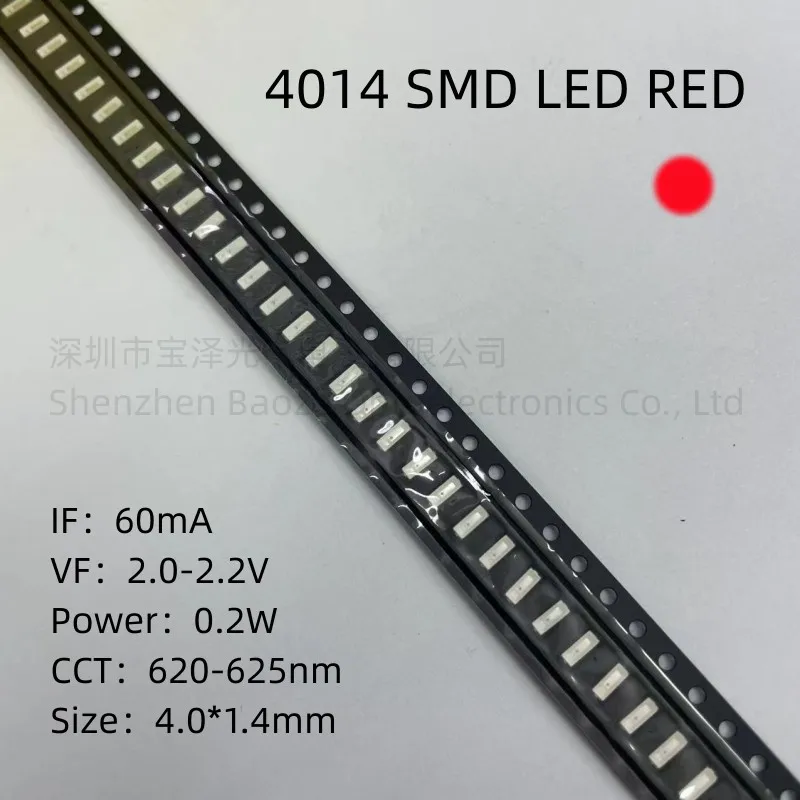 4014 SMD LED Red Yellow Green White Blue Orange Pink Ice Blue  light emitting diode 100pcs/lot