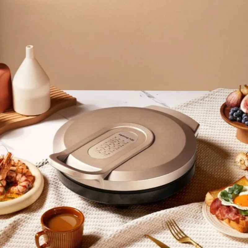 Electric pancake pan, multifunctional double-sided heating baking tray, suspended mechanical frying and baking integrated