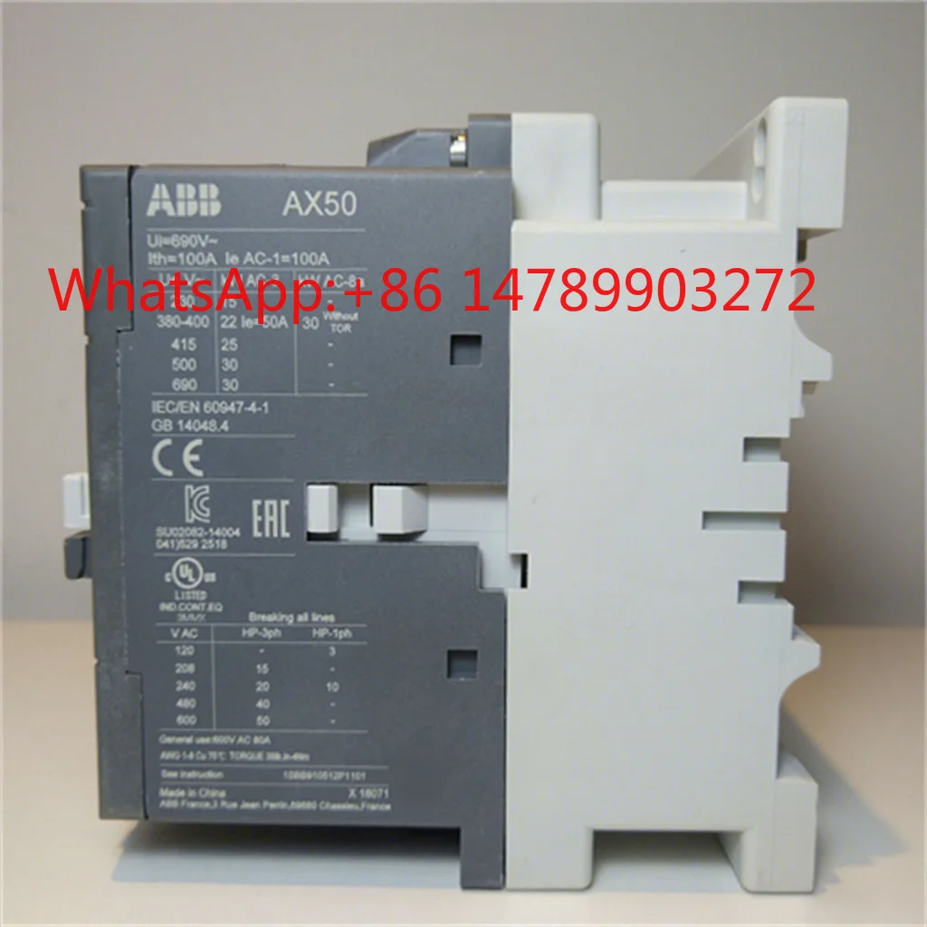AX50-30-11 3P Contactor 50A 400-440V 50/60Hz PLC Cabinet In Stock