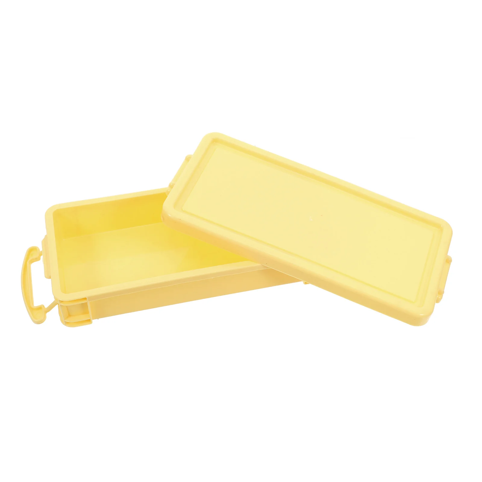 

Colored Pencil Case Large Capacity Crayon Container Hard Plastic ganizer Stationery Box Office Desk Storage Easy Clean