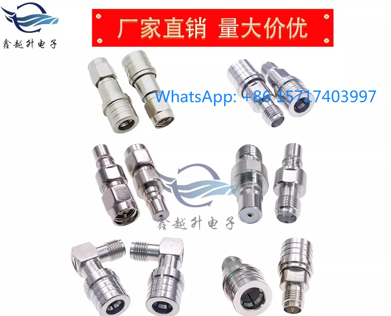 

10PCS QMA male female head to SMA male female head QMAJ/K-SMAJ/K RF adapter high frequency head QMA-SMA