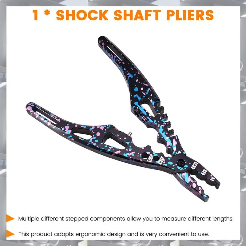 A84F-Professional Multi Tool Metal Clamp Shock Pliers Ball Head Clip For RC 1/8 1/10 1/14 RC Car Crawler