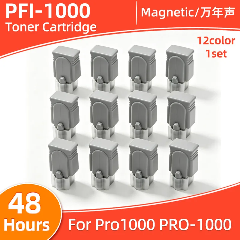 12pcs 1set PFI-1000 PFI1000 ink cartridge With Pigment ink Compatible for Canon imagePROGRAF PRO-1000 PRO1000 pro-1000 printer