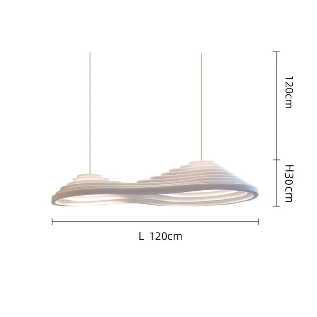 Rijstveld Akoestische Lampen Minimalistische wabi-sabi Led hars hanglamp woon- en eetkamer huisdecoratie slaapkamer hal lamp