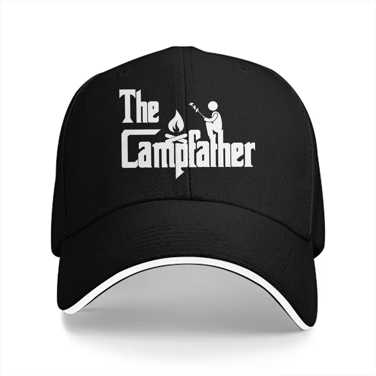 

Summer Cap Sun Visor The Campfather Hip Hop Caps Camper Camping Cowboy Hat Peaked Hats