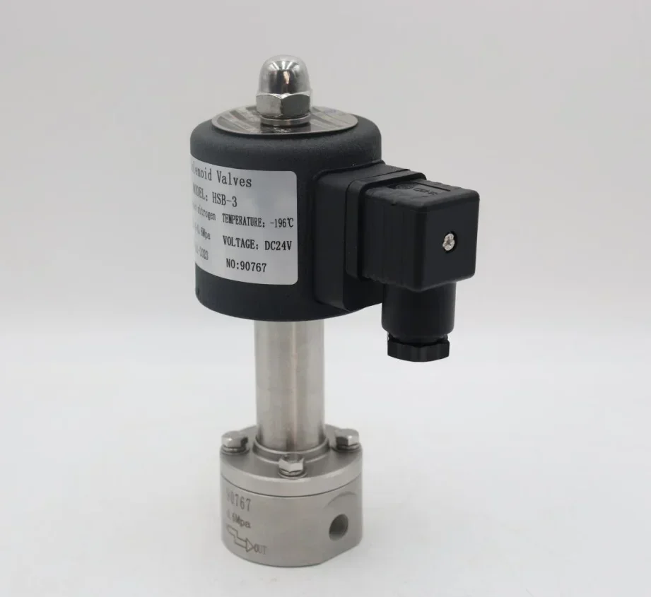 1/8 inch Liquid Nitrogen Low Temperature Solenoid Valve