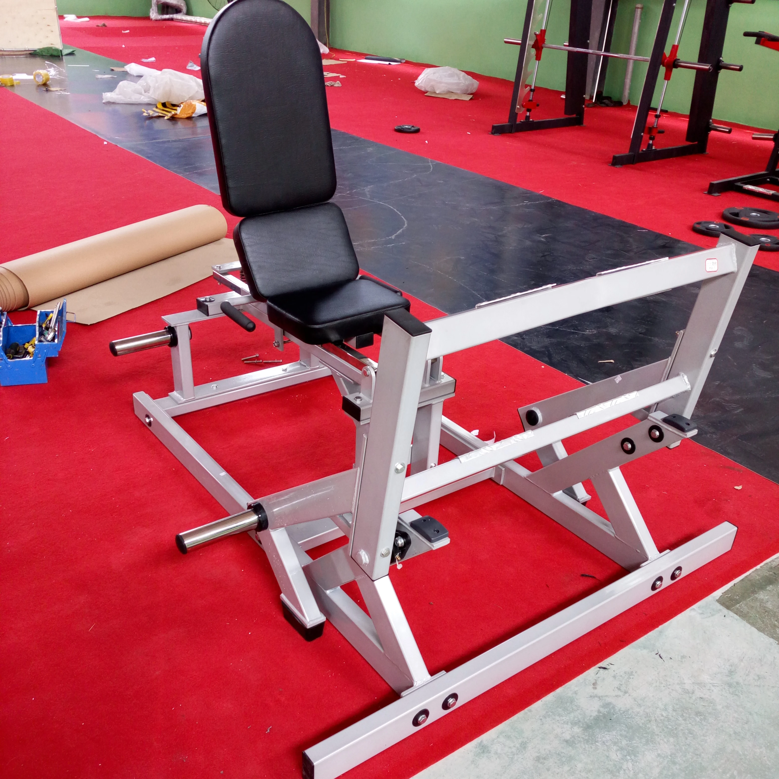 

Shizhuo OEM Commercial Strength Gym Equipment Plates Load Super Horizontal Calf Machine