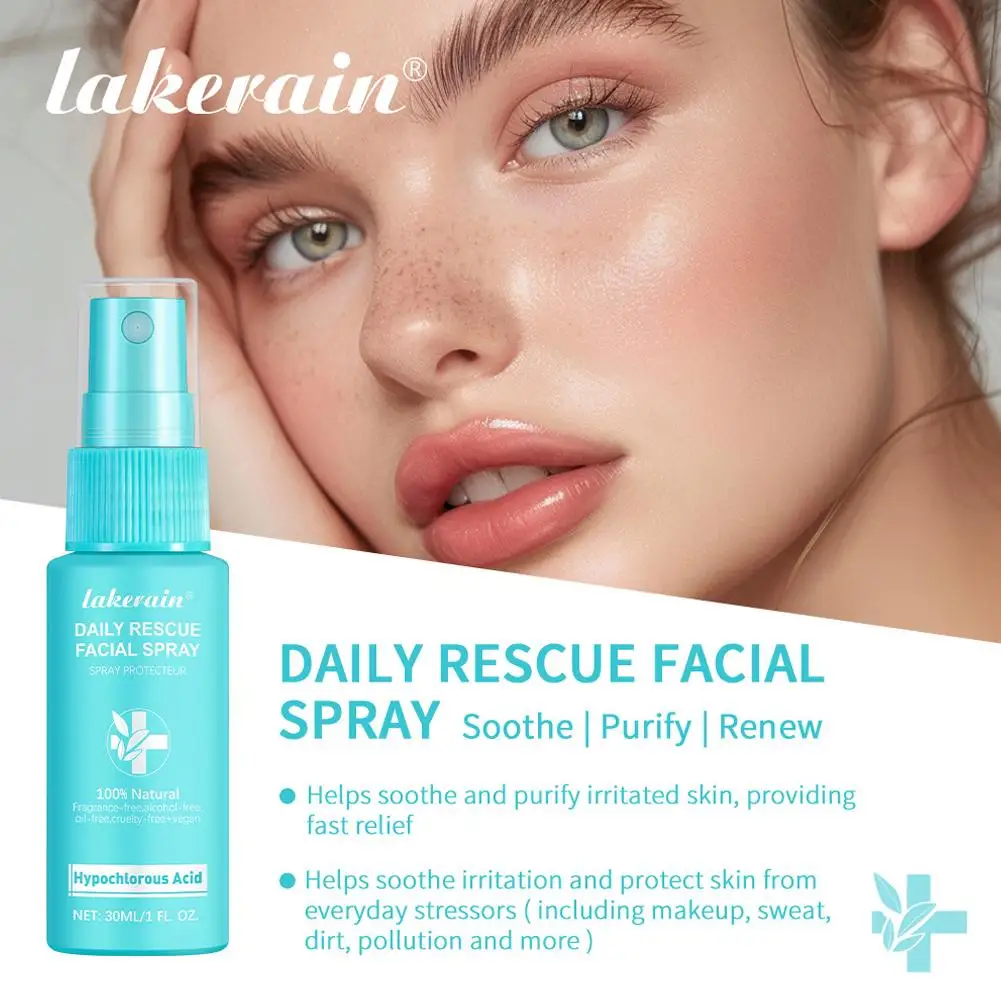 Daily Rescue Facial Spray For Sensitive Skin Hypochlorous Acid Spray Helps Reduce Redness Soothing PH Balancing Toner