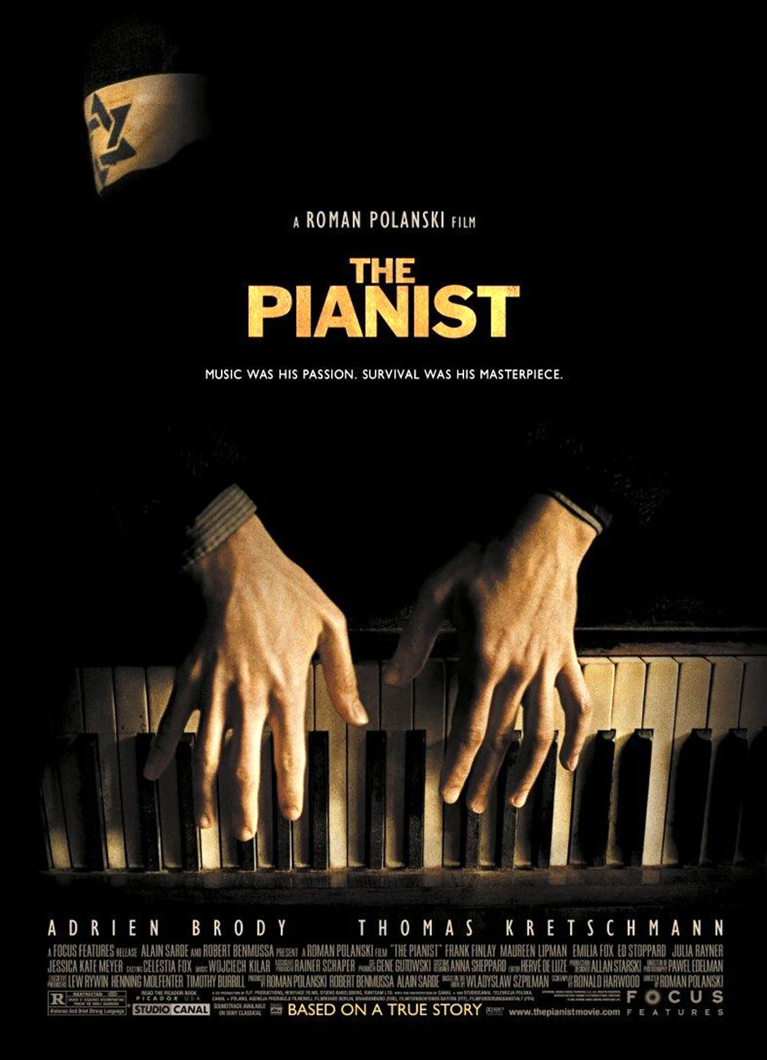 Movie The Pianist (2002) Poster Wall Art Home Decor Painting Calligraph