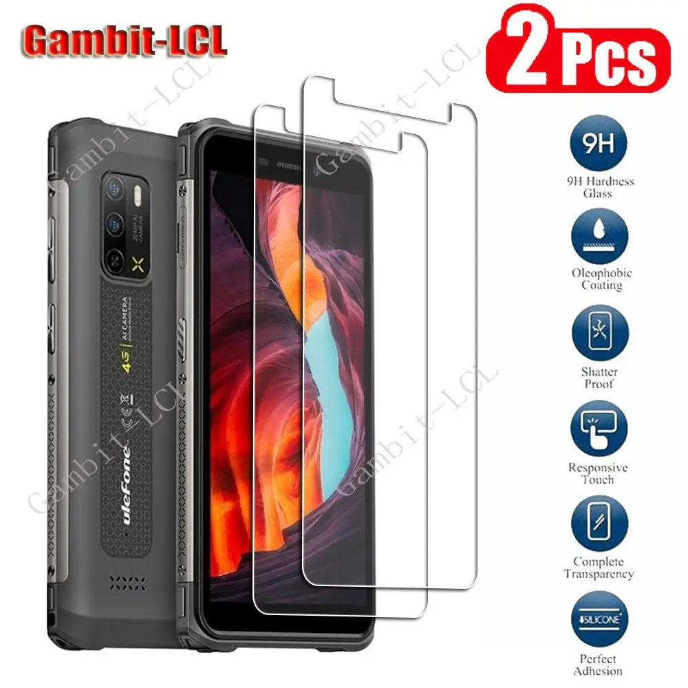 2Pcs Original Protection Tempered Glass For Ulefone Armor X10 Pro 5.45" ArmorX10 X10Pro ArmorX10Pro Screen  Protector Cover Film