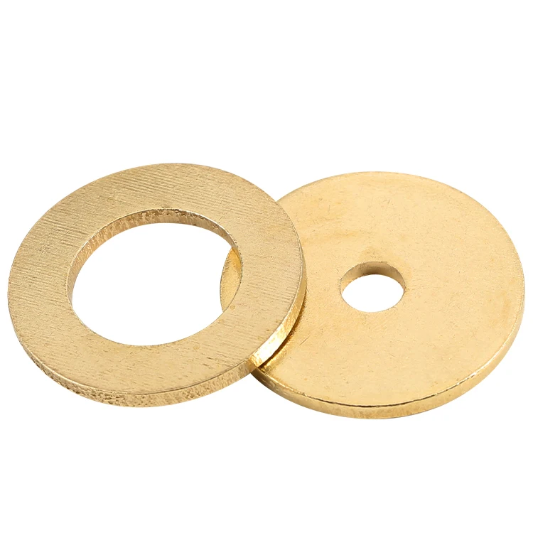 1~200Pcs M2.5 M3 M4 M5 M6 Brass Flat Washers Seal Oil Seal Large Size Oversize Big Wider Flat Washer Plain Gaskets