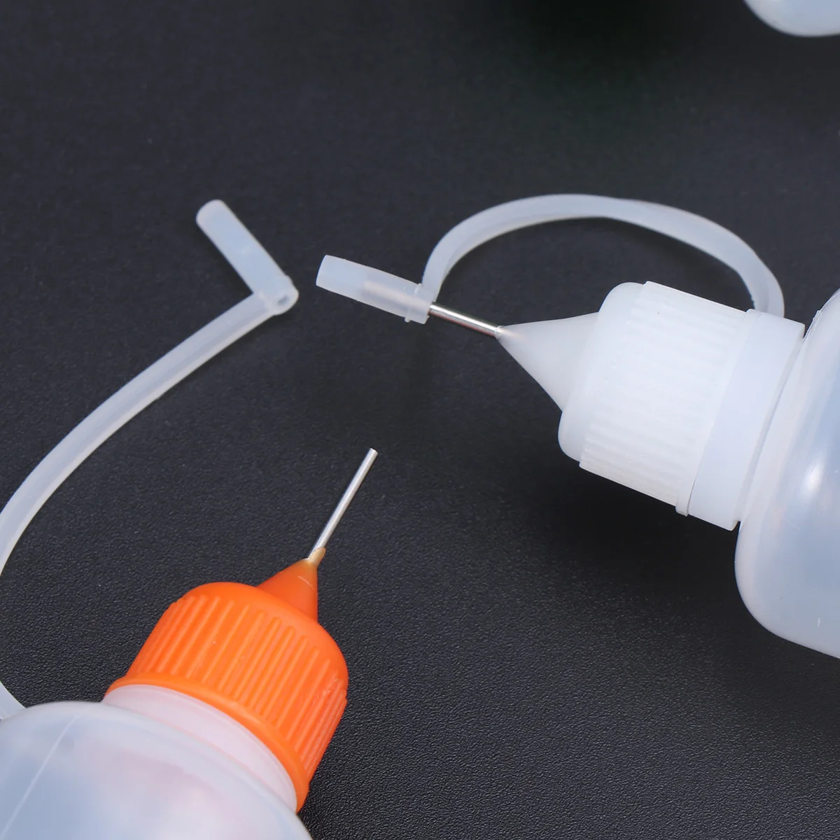 

15Pcs Needle Tip Bottles Steel Needle Applicator Plastic Squeeze Bottles Glue Dispenser Quilling Crafts Spotting Included Funnel