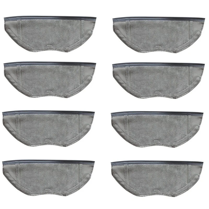 8 pezzi Robot aspirapolvere Mop panno stracci per 360 X90 X95 spazzatrice pulitore pezzi di ricambio ricambio pulizia Mop