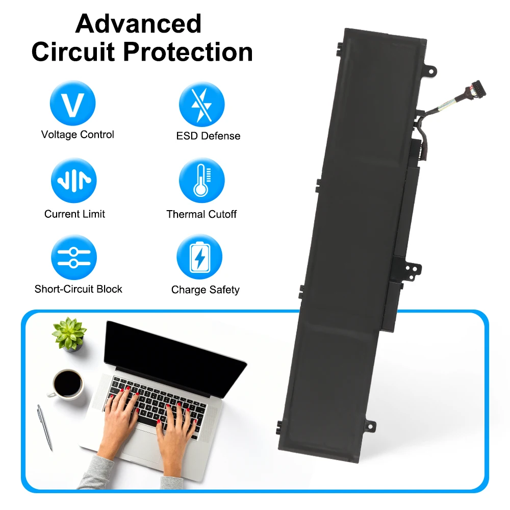 KingSener L22L3PG5 Laptop Battery for Lenovo ThinkPad E14 G5 E16 Gen 1 L22B3PG5 L22C3PG5 L22D3PG5 L22M3PG5 11.52V 4948mAh 57Wh