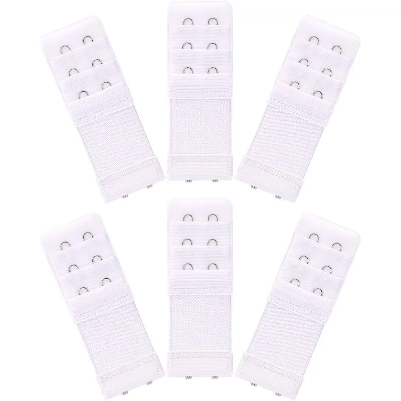 For 4Pcs Women Adjustable Bra Extender Strap 2 Hooks Extension Buckle Clip On Strap Underwear Belt Adding Intimates Accessories