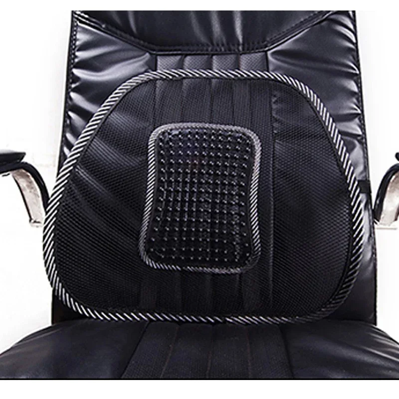 Chair Back Cusion Mesh Lumbar Anti-fatigue Brace Elastic Cushion Massage Back Cushion Pad Support Daily Office Work Accessories