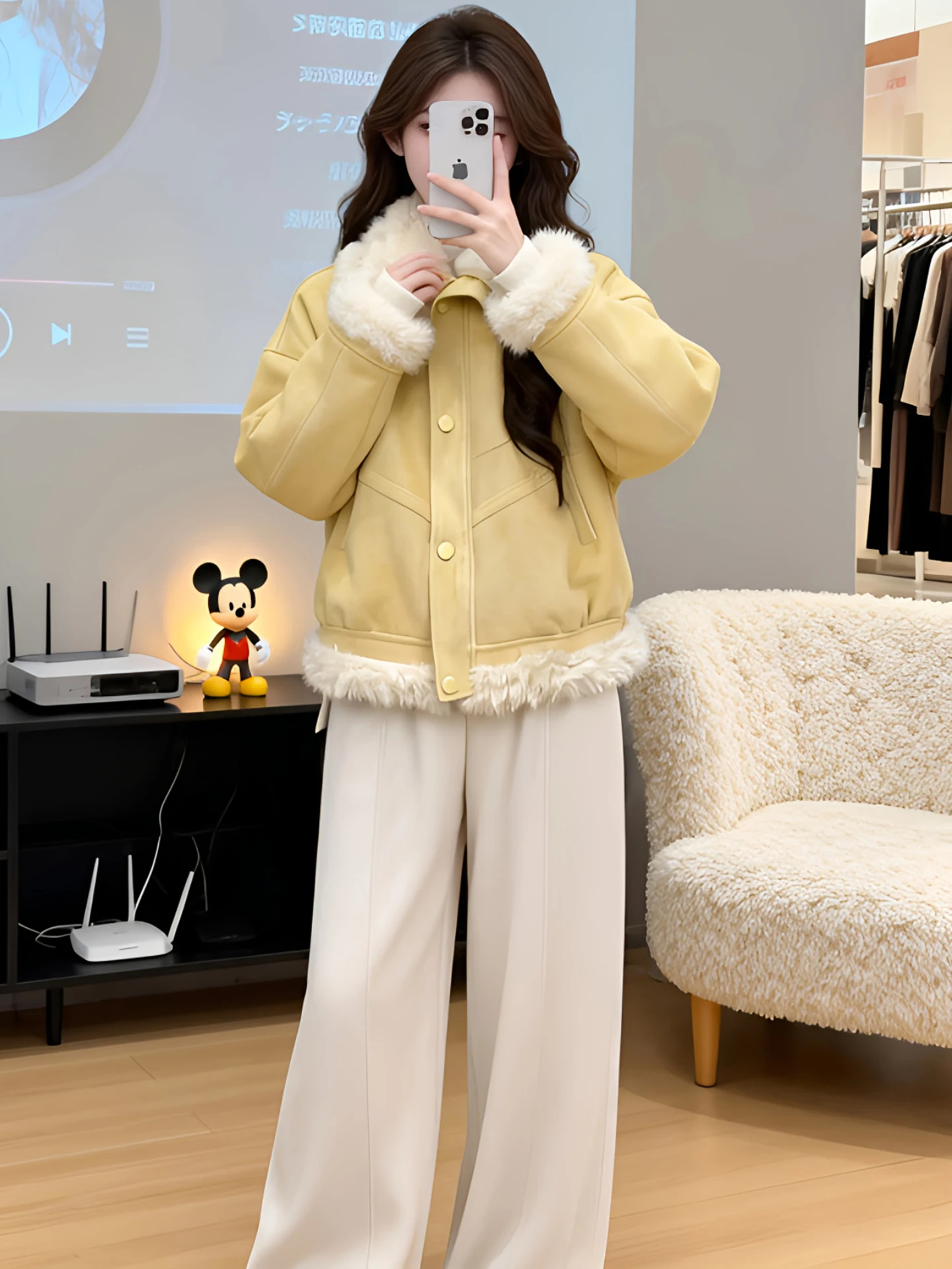 

Корейская укороченная утепленная свободная женская куртка в стиле пэчворк, осенне-зимняя новинка Yood Lovees, для повседневной носки