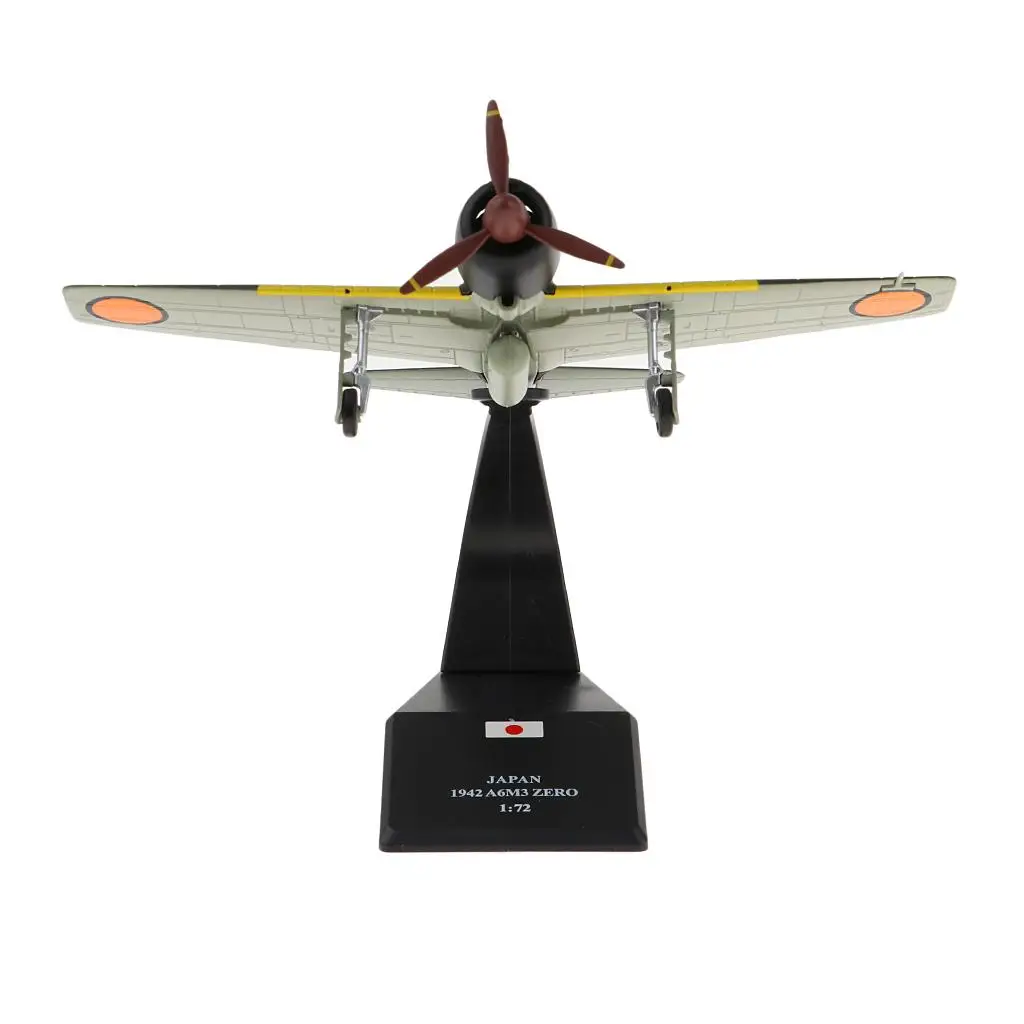 1:72 A6M Zero Fighter Plane Model Toys w/ Display Stand Gift Table