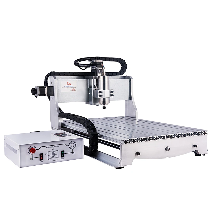 Working Area 600*400mm CNC Router Engraving and Milling Machine 6040 4 Aixs 2.2KW Acceptable Material Thickness 80mm 110V 220V