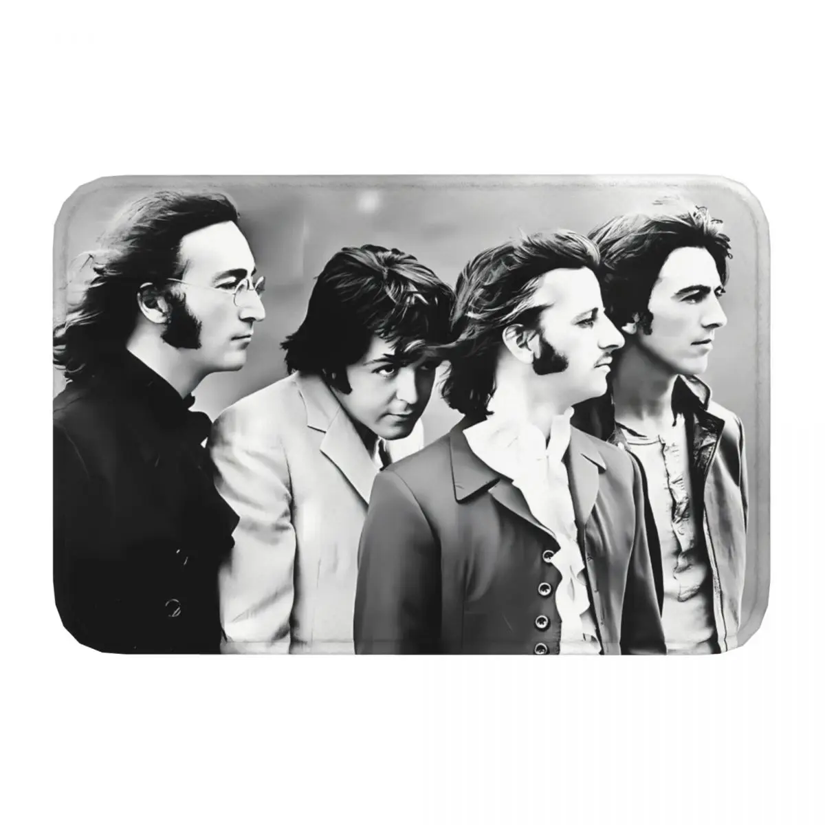 The Beatle Band Non-slip Doormat Kitchen Mat Cool Floor Carpet Welcome Rug Indoor Decorative