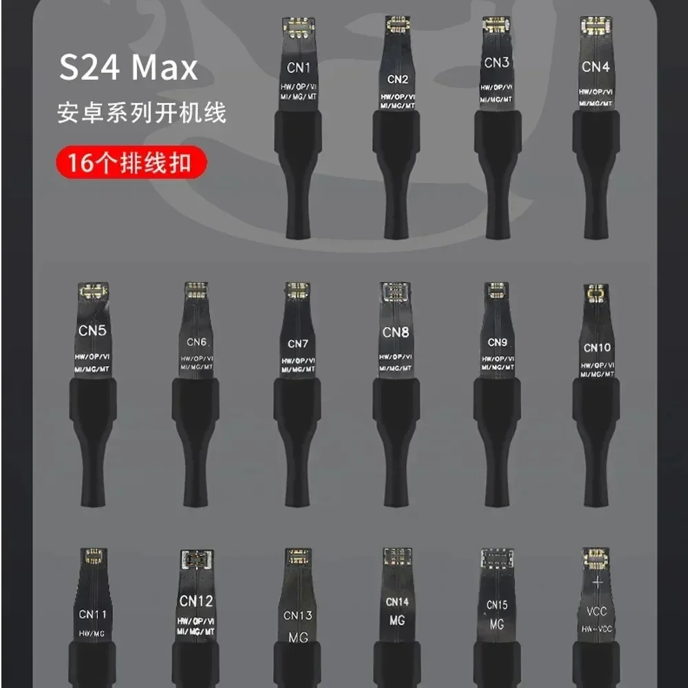 MECHANIC S24 Max Power Supply Test Cable For iPhone 5S-14Pro Max And Android Mobile Phone Boot Line Power Supply Cord