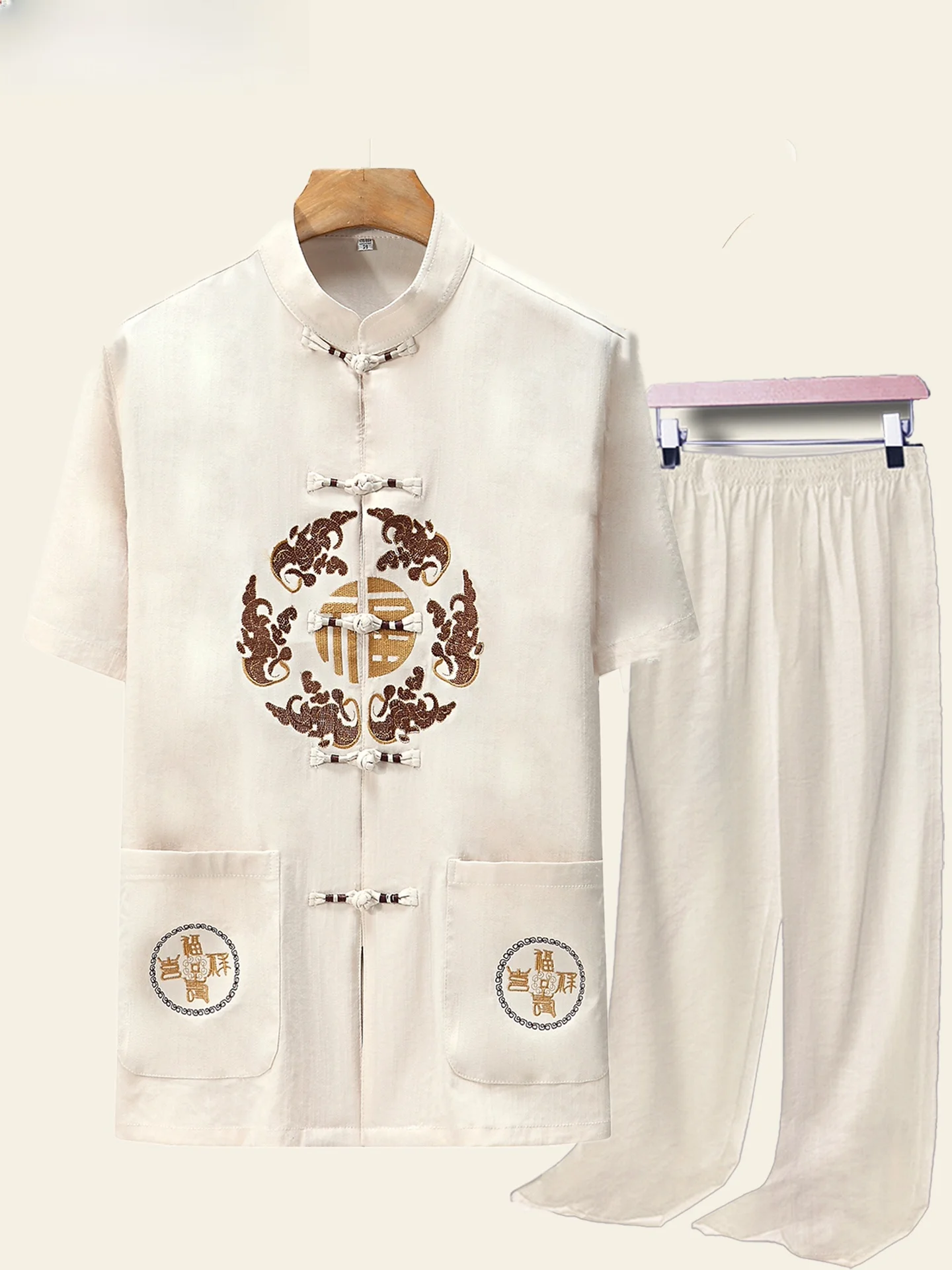 completo-estivo-da-uomo-hengyuanxiang-in-cotone-e-lino-a-maniche-corte-taglia-grande-con-ricamo-floreale-abbigliamento-casual