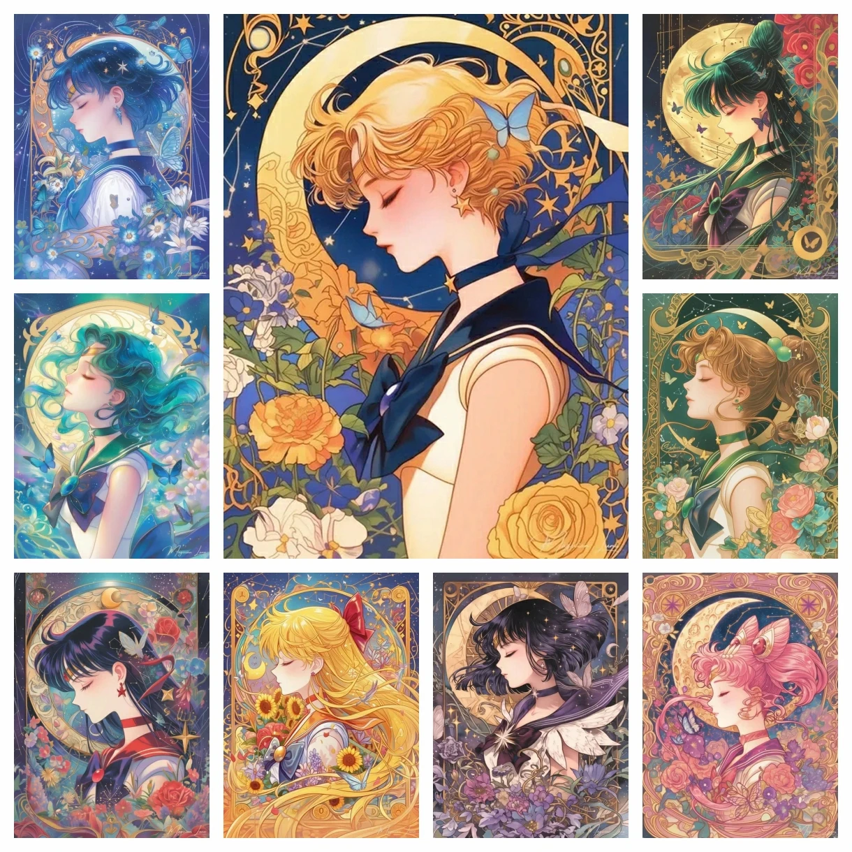2024 New Cartoon Girl Diamond Painting Beauty Girl Warrior Sticking Diamond Embroidery Handmade DIY Mosaic Home Decoration Gift