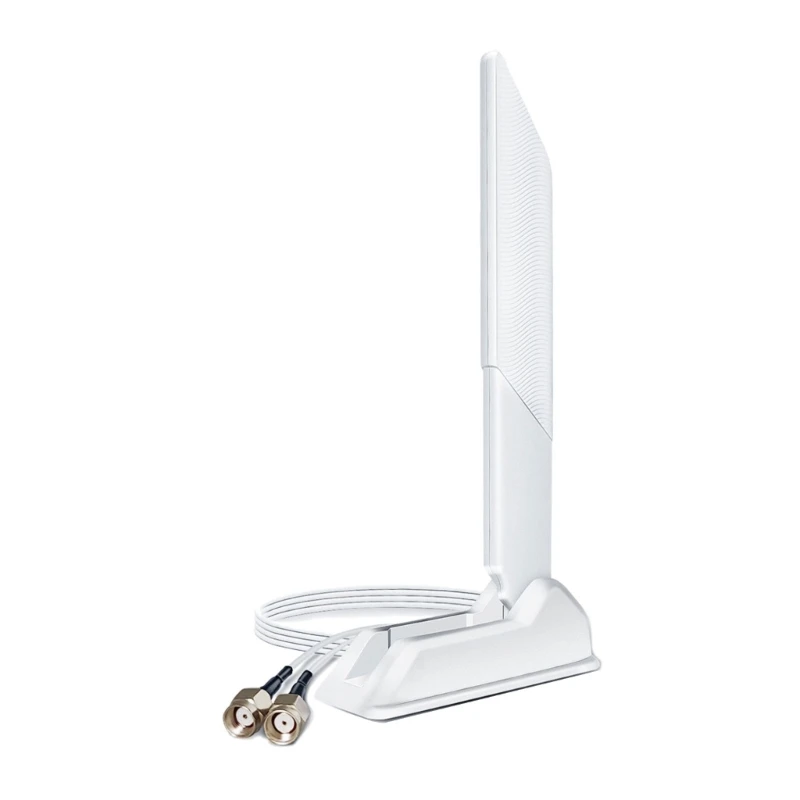 D7YC 2.4G 6G WiFi6Eアンテナ12dB高ゲイン折りたたみ式ブレードアンテナは、安定したワイヤレス接続のために2SMA内部スレッドを備えています
