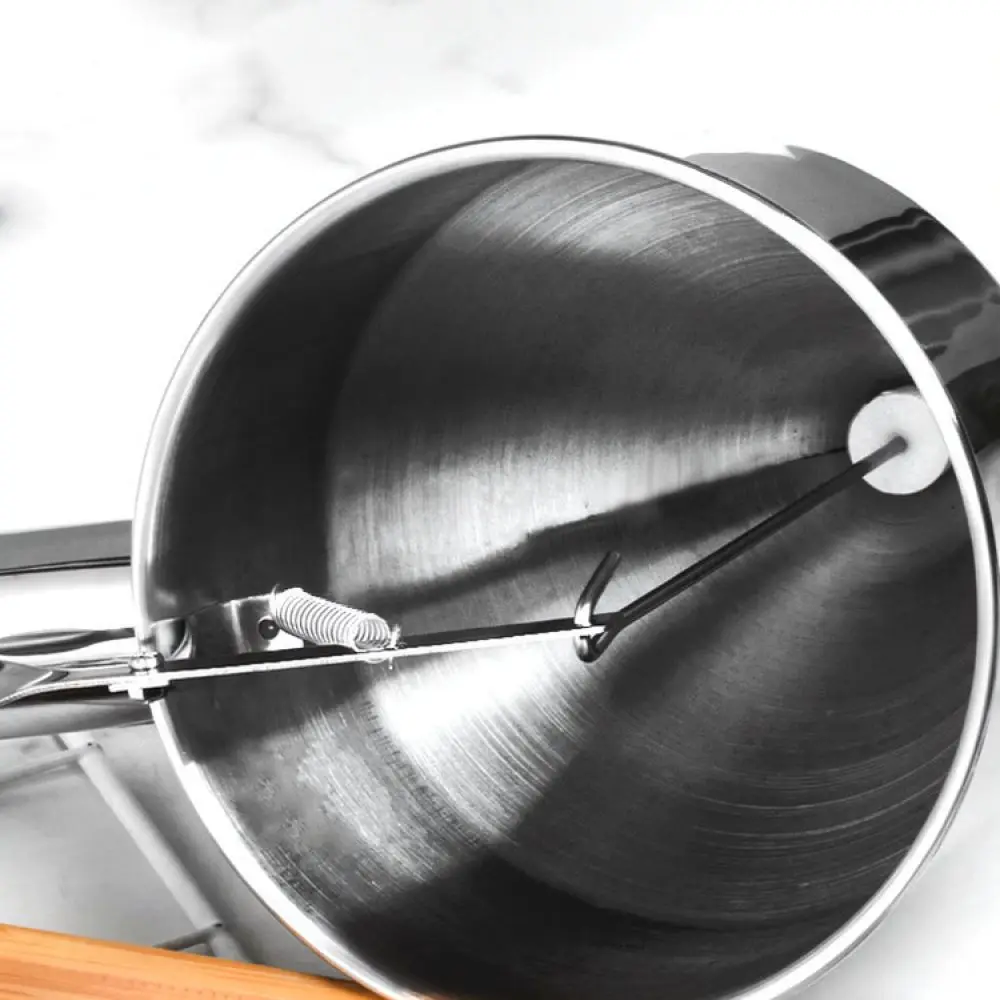 Stainless Steel Batter Funnel With Stand For Takoyaki Waffle Baking Kitchen Tool Precise Liquid Sauce Dispenser Dropper