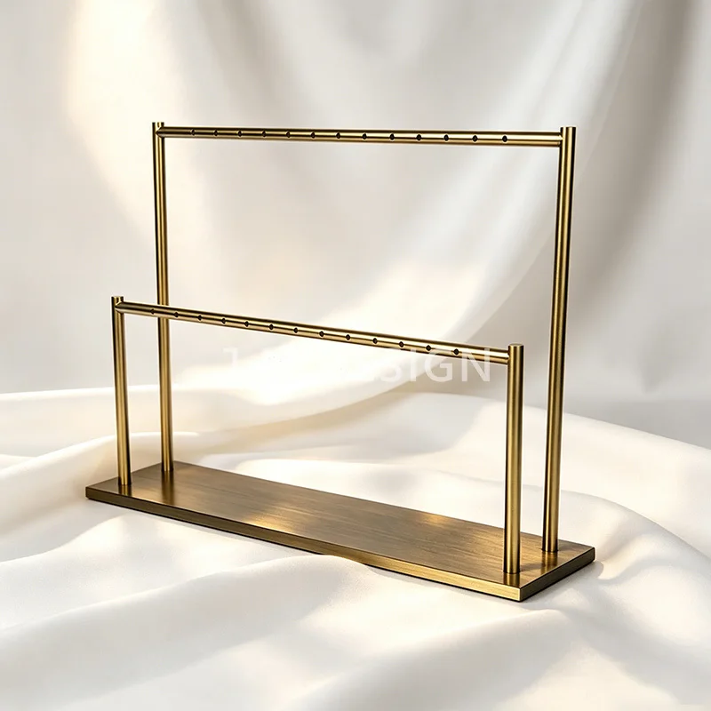 Earrings Display Stand Storage Organizer Jewelry Eardrop Freestanding Shelf Jewelry Store Metal Earring Online Store Photography
