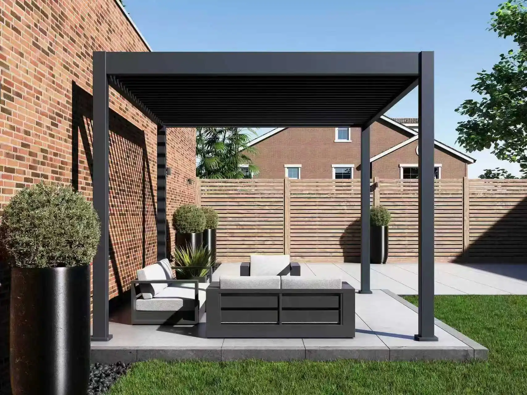 High-quality, Cost-effective Aluminum Alloy Gazebos Made , Suitable for Various Settings.