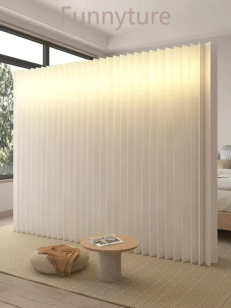 

Paper foldable screen partition 36cm thick paper wall punching fake wall beauty salon partition fence baffle wall room dividers