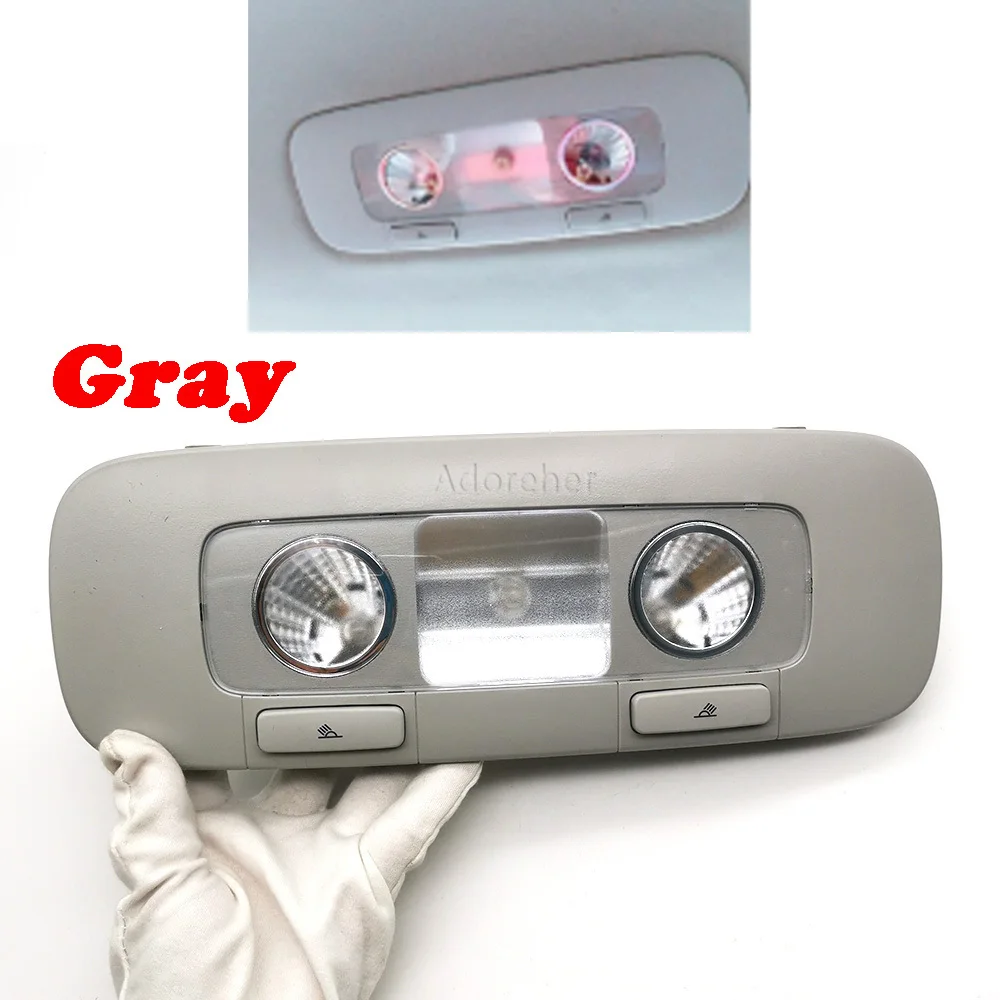 1PC Gray Car Rear Reading Lamp Indoor Light Assembly Fit for Golf 6 MK6 for Passat B6 Accessories