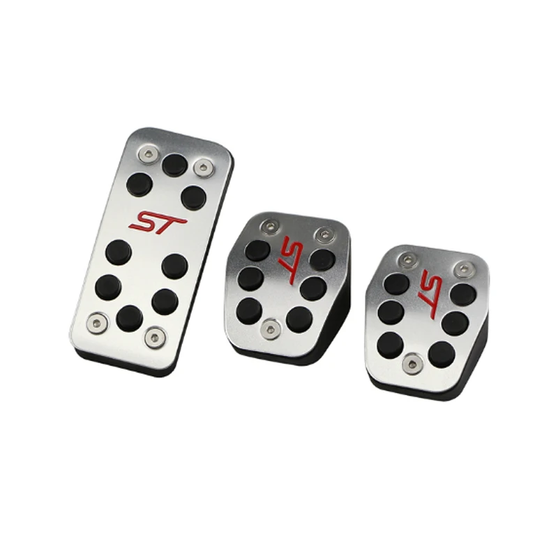 FOAL BURNING Car Accelerator Pedal Brake Pedal Clutch Pedals Cover for Ford Focus 2 MK2 3 4 MK3 MK4 Kuga Escape ST 2005-2017