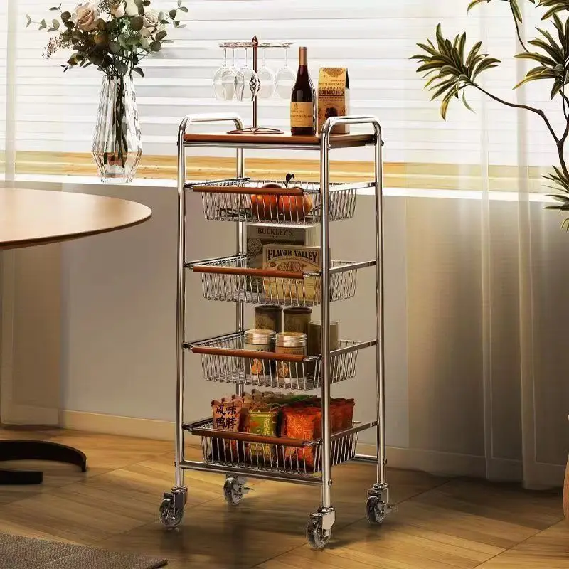 

Removable rack Snack pulling supplies Storage household vegetables