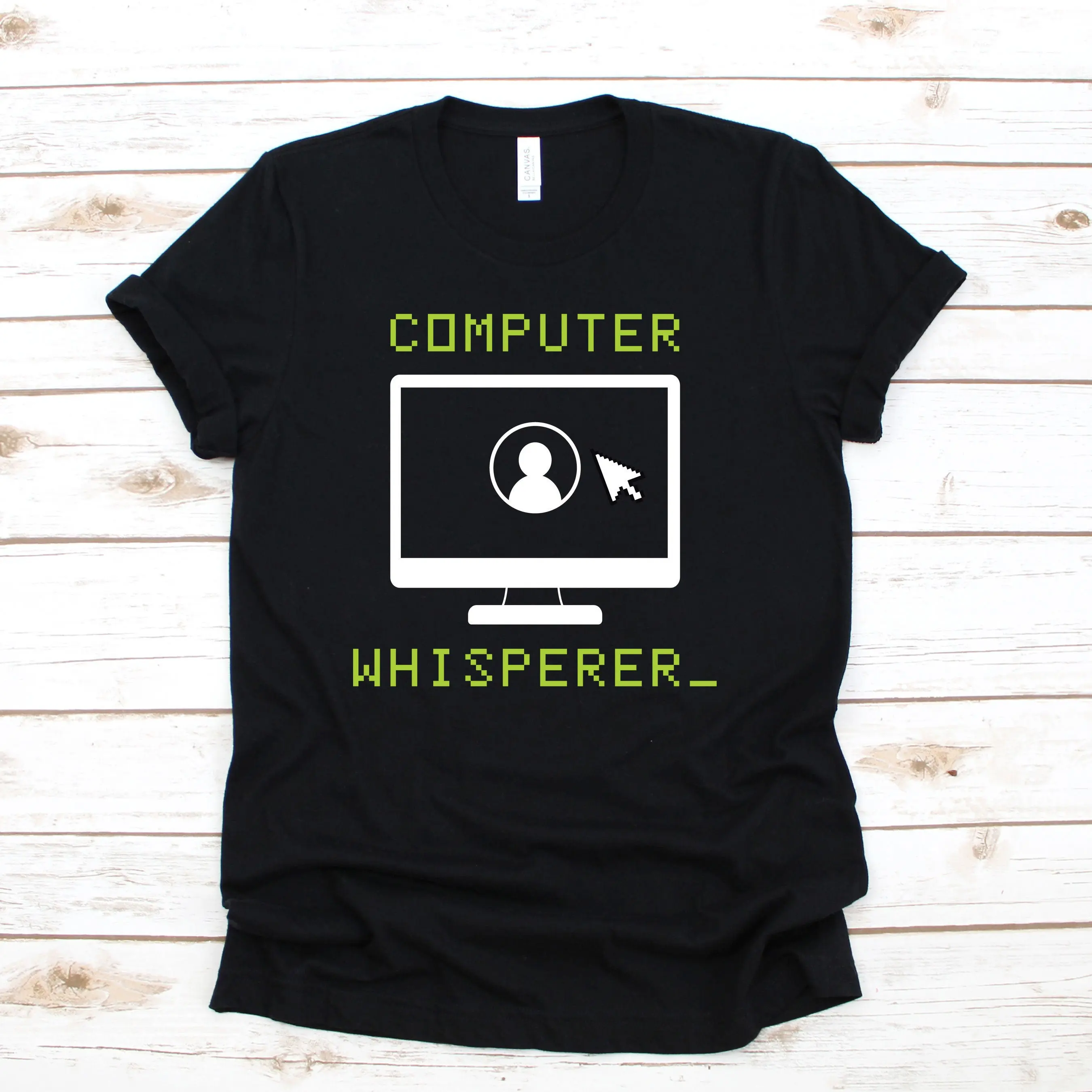 Funny Tech Support T Shirt Cool Computer Nerd Programmer Web Developer Crop Repair It Present