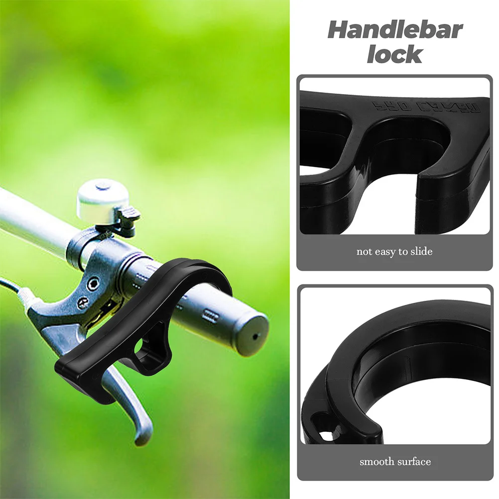 

2Pcs Motorcycle Handlebar Lock Bike Brake Lever Hook Convenient Non-Slip Brake Lock Grip for Motorbikes Mountain Bikes Accessory