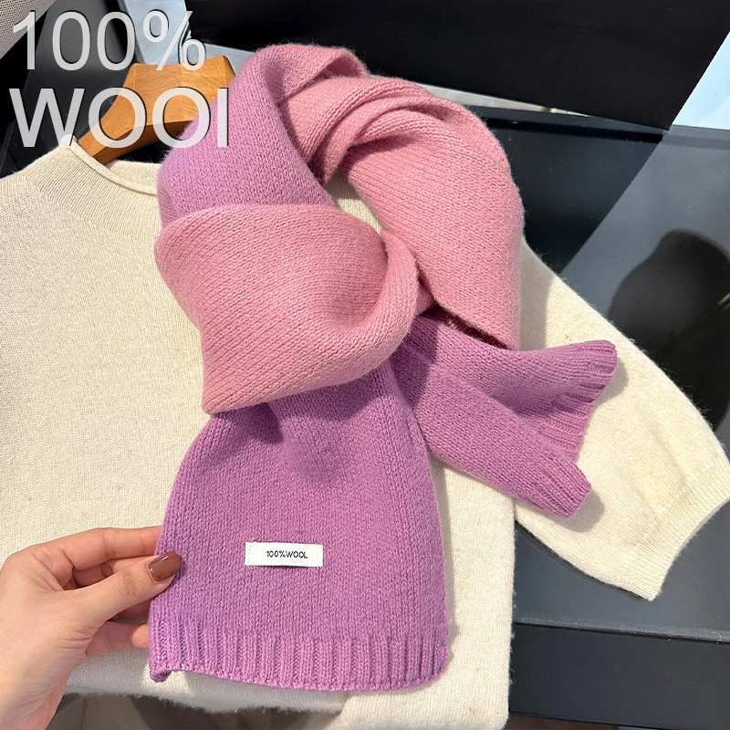 

Роскошный зимний шарф из 100% шерсти для женщин, кашемировый теплый брендовый платок из пашмины, женские шали, толстые мягкие шарфы Bufanda, палантин