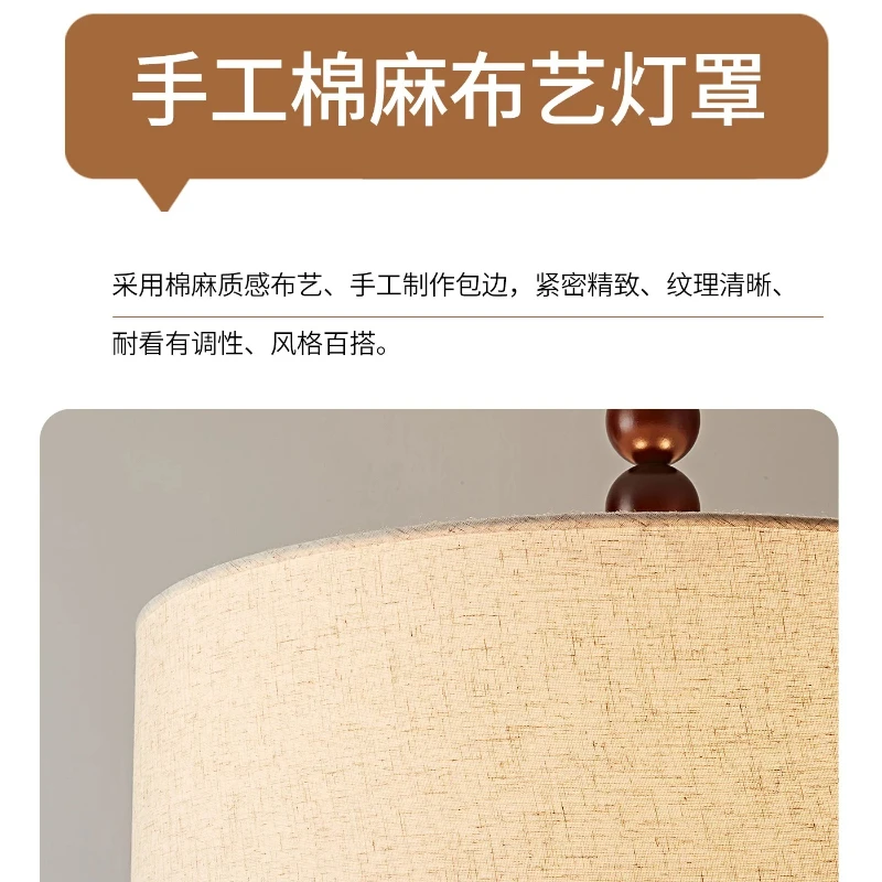 Japanese Wabi Sabi Fabric Pendant Lights Minimalist Linen Shade Bedroom Balcony Hallway Restaurant Teahouse Study Hanging Lamps view 4