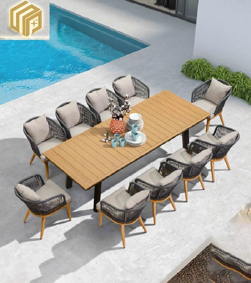 

Terrace, tables and chairs, garden, rope woven leisure table, garden, outdoor armchair, sunshine room, villa, outdoor chair