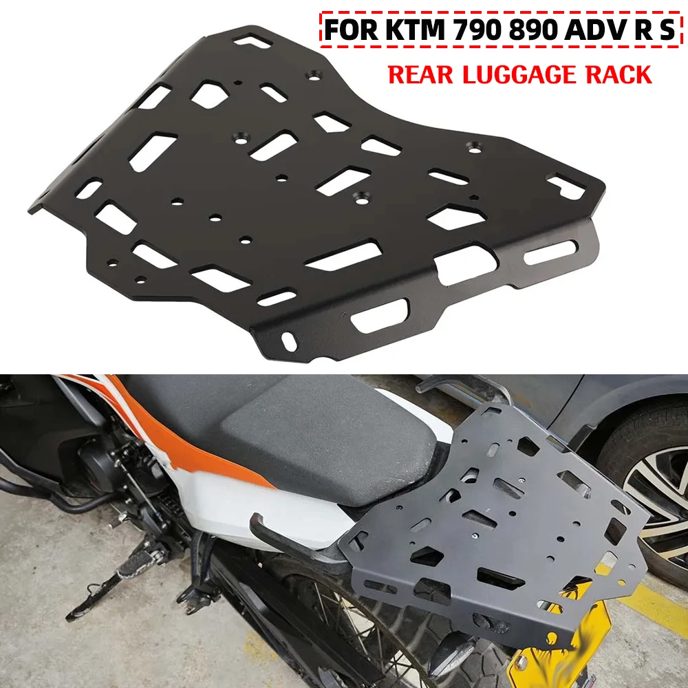 FOR KTM 790 890 ADVENTURE R S ADV 2019-2022 2023 2024 Motorcycle Rear Luggage Rack Carrier Shelf Top Box Holder Support Bracket