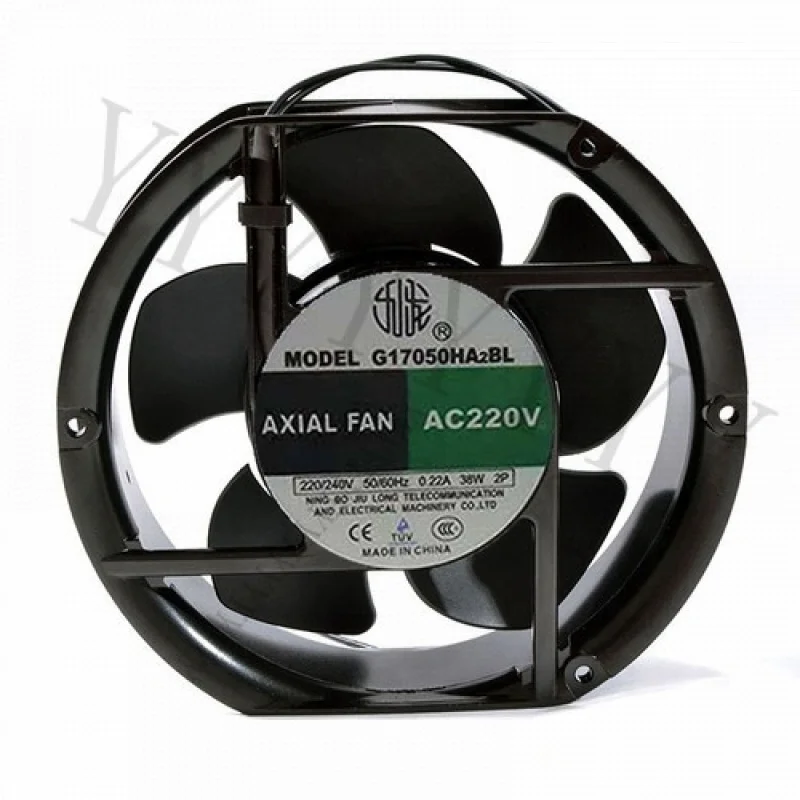 

for 1 PCS JIU LONG AXIAL Fan G17050HA2BL 17050 17CM AC 220V 2 Wire cooling fan