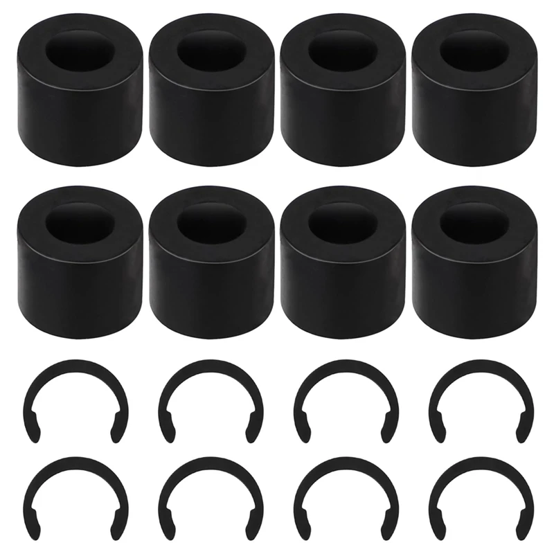 

8Pcs Retaining Clip Rings For Cricut Maker And 8Pcs Rubber Roller Replacement Accessories Keep Rubber From Moving