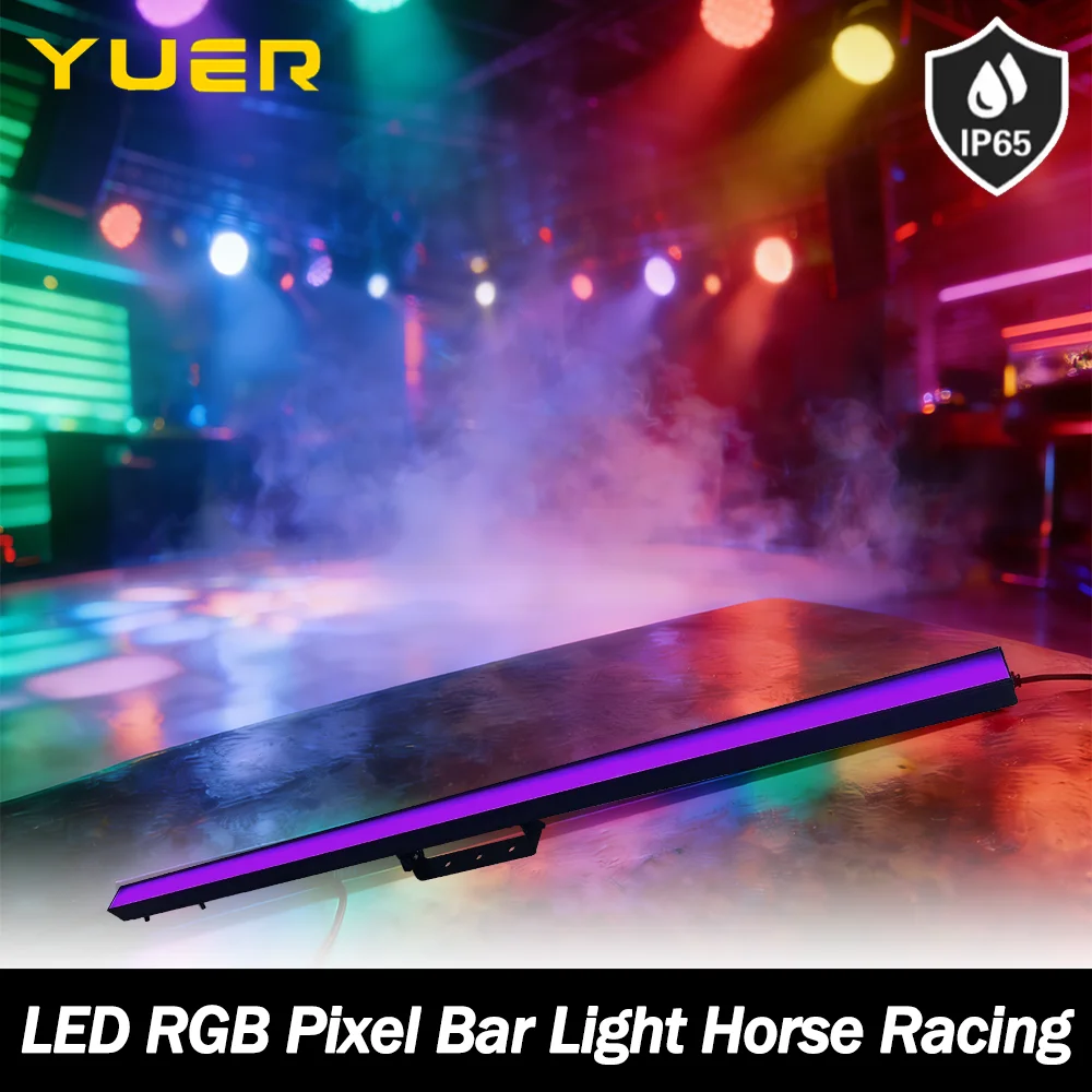 80x0.5W LED RGB IP65 Waterproof Pixel Mapping Bar Light Horse Racing effect for Disco DJ party bat nightclub Outdoor Stage Light