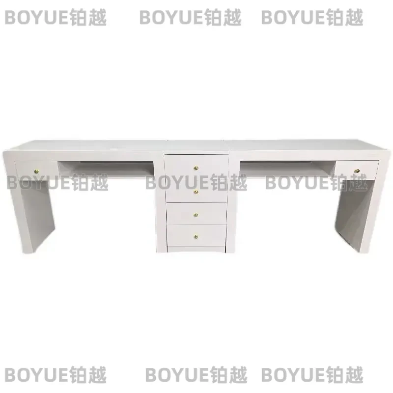 manicure table Japanese simple manicure shop table single double manicure table groove vacuum cleaner
