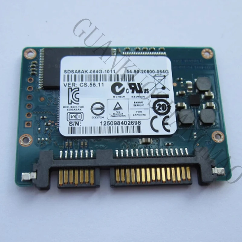 HJY...is suitable for Sandisk 1.8 half-height SATA2 SDSA5AK 64G 128G solid state drives